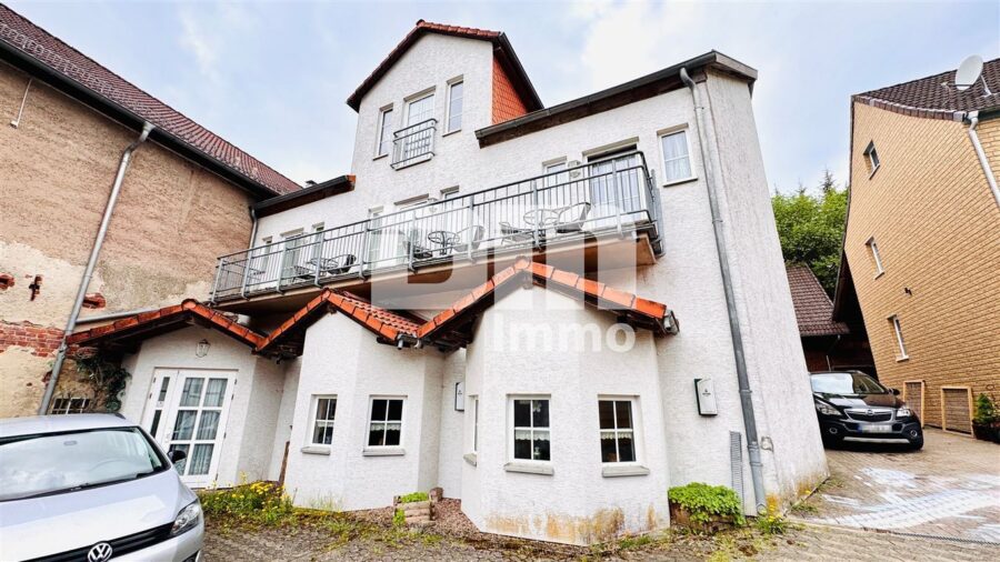 Opulente Gästehausanlage mit 13 Zimmern,2 Sälen,Gastronomiebetrieb + Betreiberwohnung - Gebäudeteil 3 Rückansicht